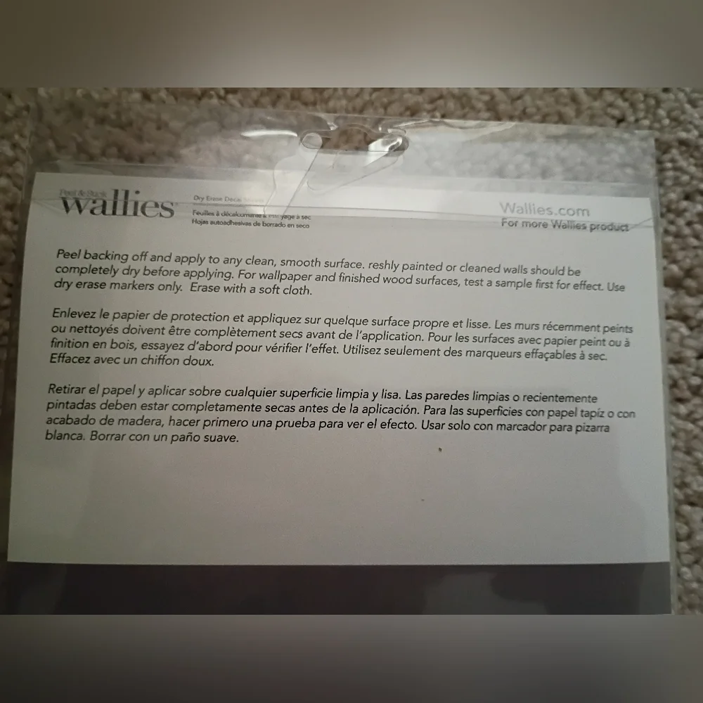 wallies white dry